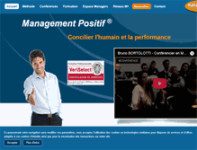 Tablet Screenshot of managementpositif.com